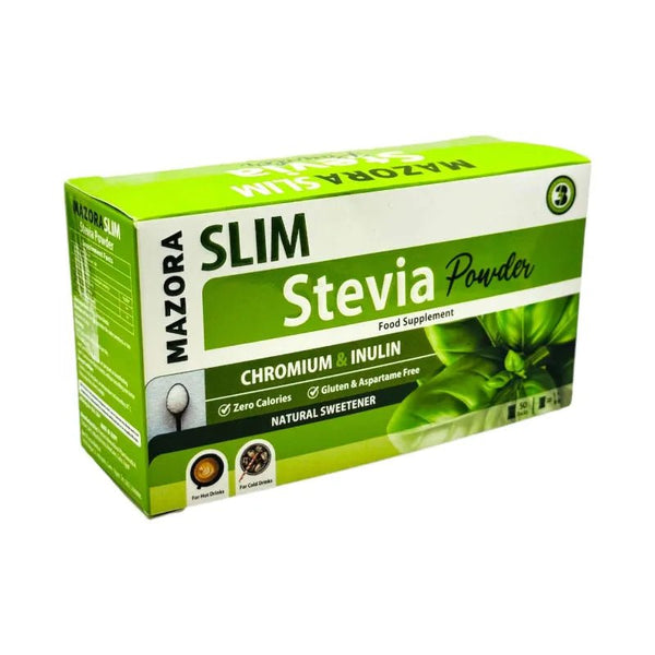 Mazora slim stevia powder 50 sachets - ladyy