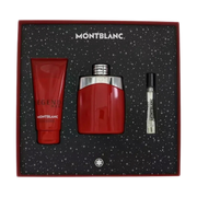 مجموعة عطور مونت بلانك ريد + شاور + بوكيت