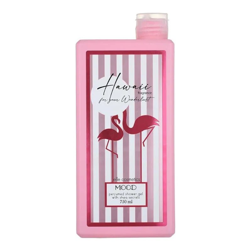 Mood 8 hawaiian hand scented shea shower gel 750ml - ladyy