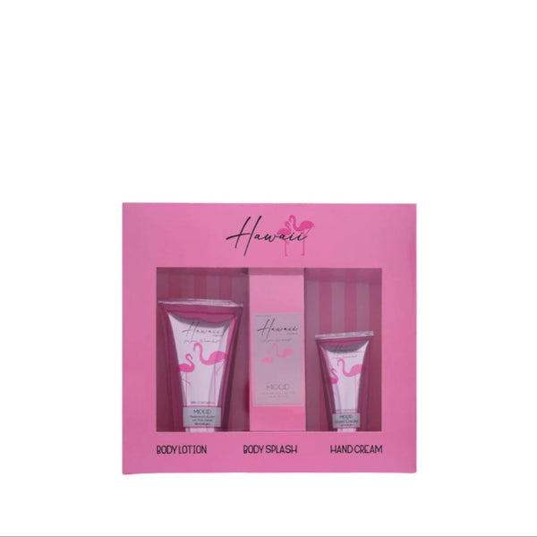 MOOD Hawaii Body Lotion, Body Splash and Hand Cream Gift Set - ladyy