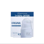 تحميل الصورة إلى عارض المعرض، MOOD ORIGINAL WHITENING DEODORANT ROLL ON OFFER 1+50% 50ML - ladyy

