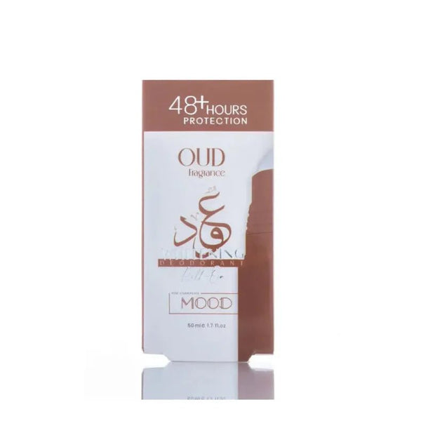 MOOD OUD WHITENING DEODORANT ROLL ON 50ML - ladyy