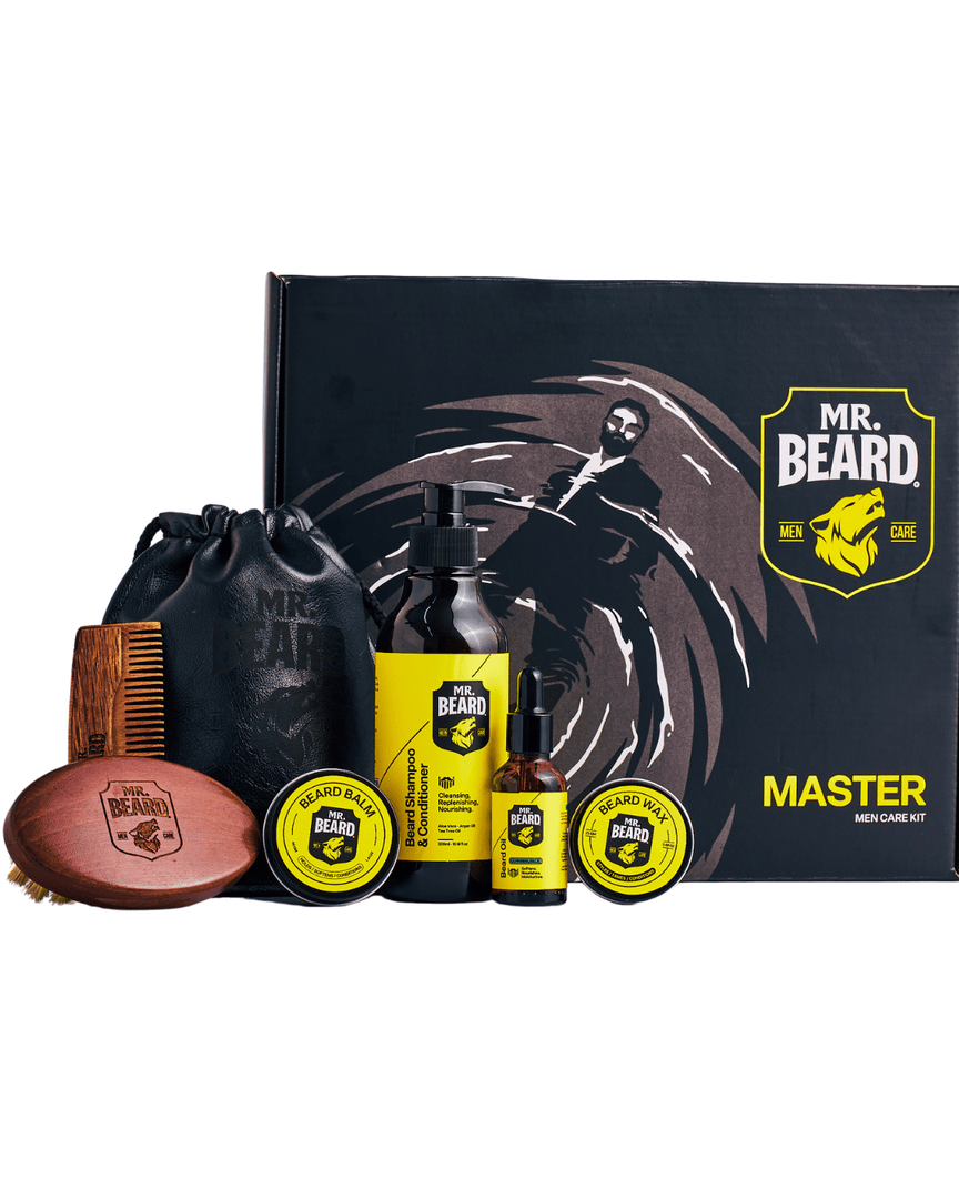 Mr. Beard Master Beard Kit Lumberjack scent - ladyy