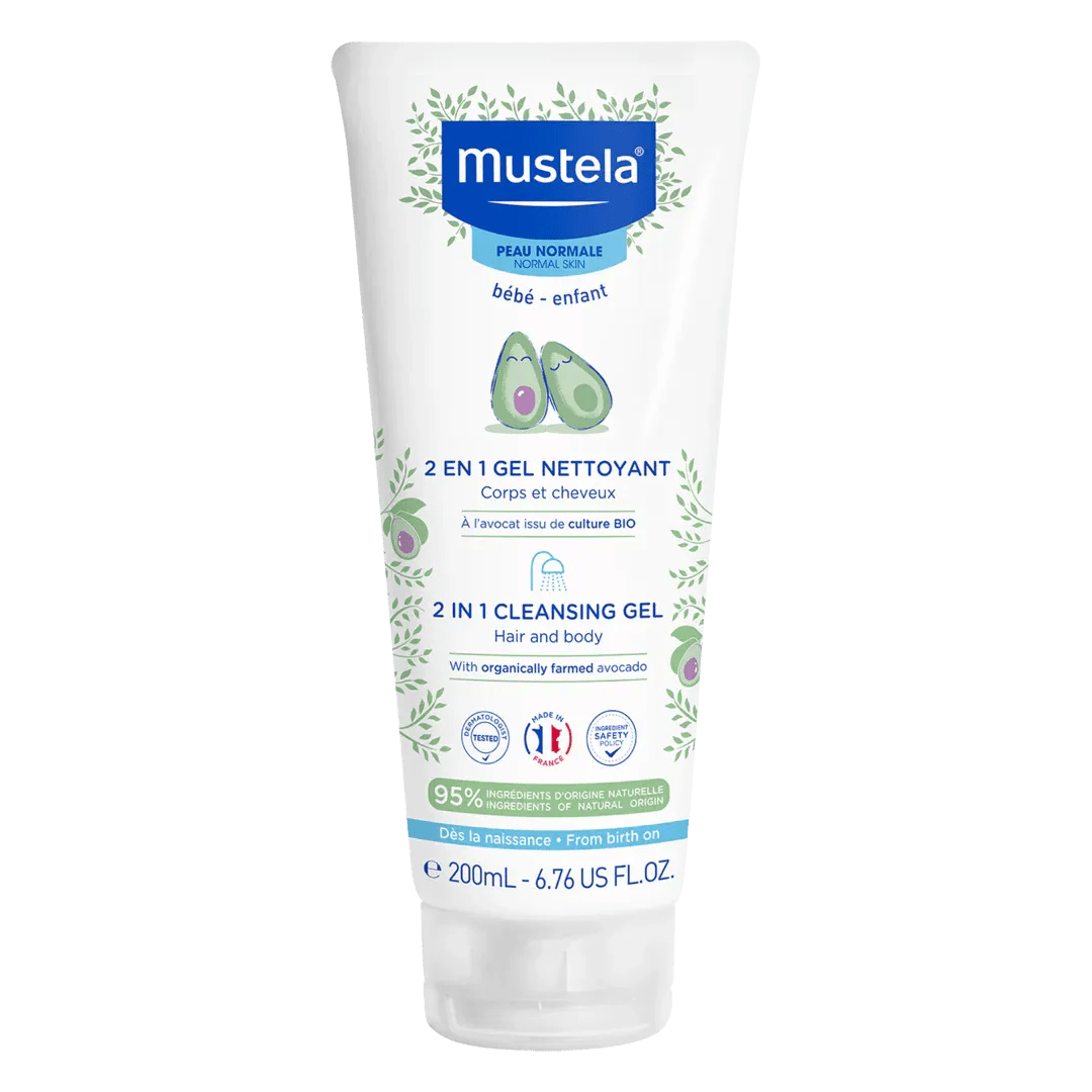 Mustela 2 in 1 Cleansing gel 200 ml - ladyy