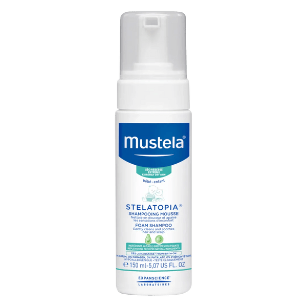 MUSTELA FOAM SHAMPO FOR NEWBORNS 150ML - ladyy