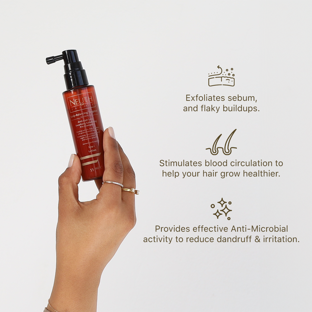 NEUTH Anti-Hair Loss Densifying Exfoliating Pre-Shampoo Scalp Balancing Targeted System (Step 1) 55 ml