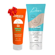 PROMO MELATIME SUNSCREEN GEL+DEAR FACE WASH - ladyy