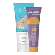 PROMO MELATIME SUNSCREEN GEL+DEAR FACE WASH - ladyy