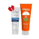 Load image into Gallery viewer, PROMO MELATIME SUNSCREEN GEL+DEAR LIGHTENING CREAM - ladyy
