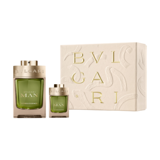 طقم BVLGARI WOOD ESSENCE (100 مل عطر EDP + 15 مل عطر EDP) ربيع 2025