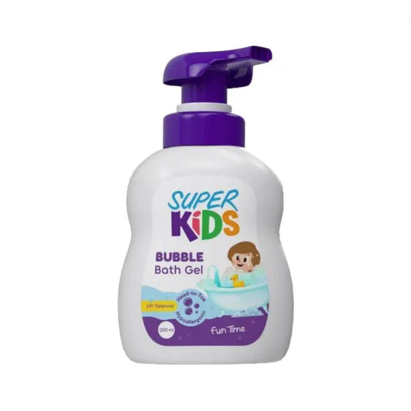 Superkids Bubble Bath Gel 300ml - ladyy