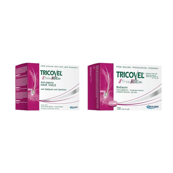 Tricovel®Trico AGE 45+ Vials &amp; Trico AGE 45+ Tablets Free - ladyy