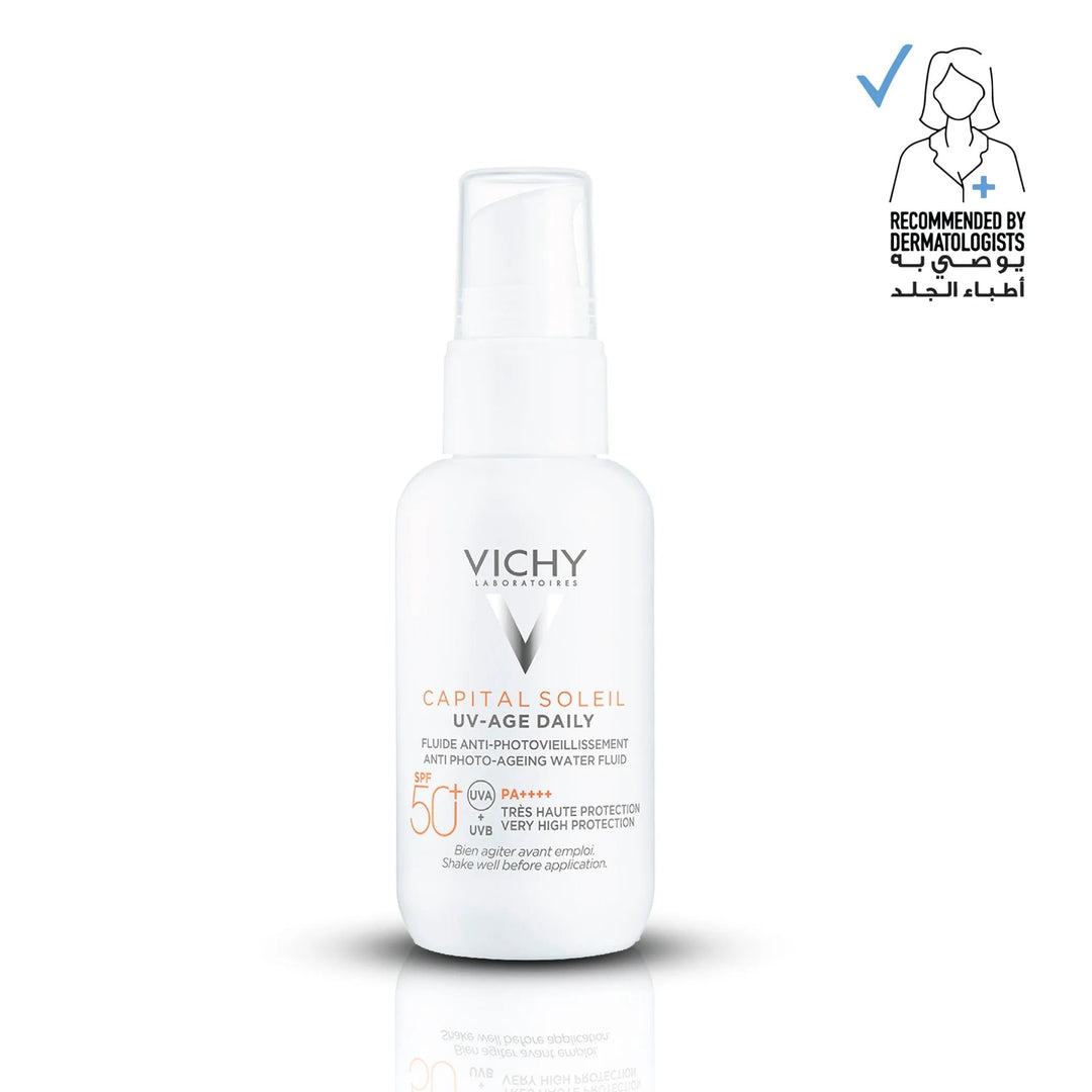Vichy Capital Soleil UV - Age Anti Ageing Sunscreen SPF 50+ with Niacinamide 40ml - ladyy