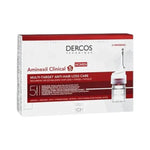 تحميل الصورة إلى عارض المعرض، Vichy Dercos Aminexil Clinical 5 Anti - Hair Fall Treatment for Women x21 Doses - ladyy

