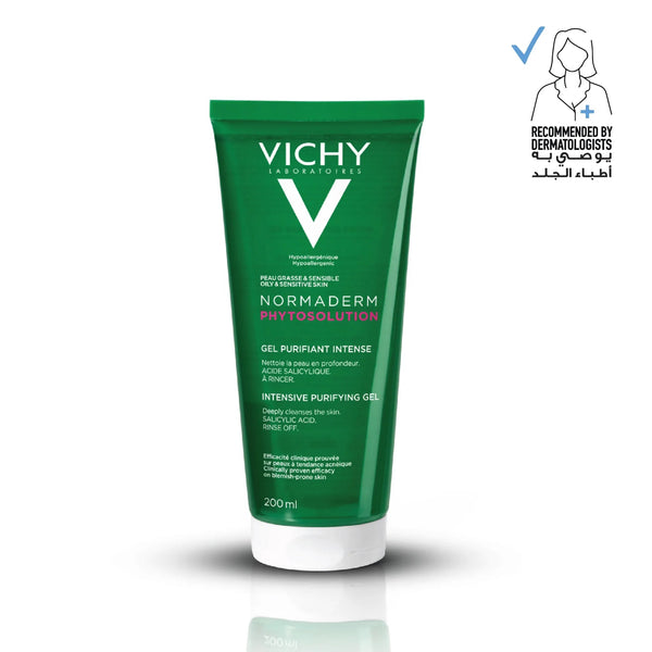 Vichy Normaderm Phytosolution Face Cleanser for Oily & Acne Skin 200ml - ladyy