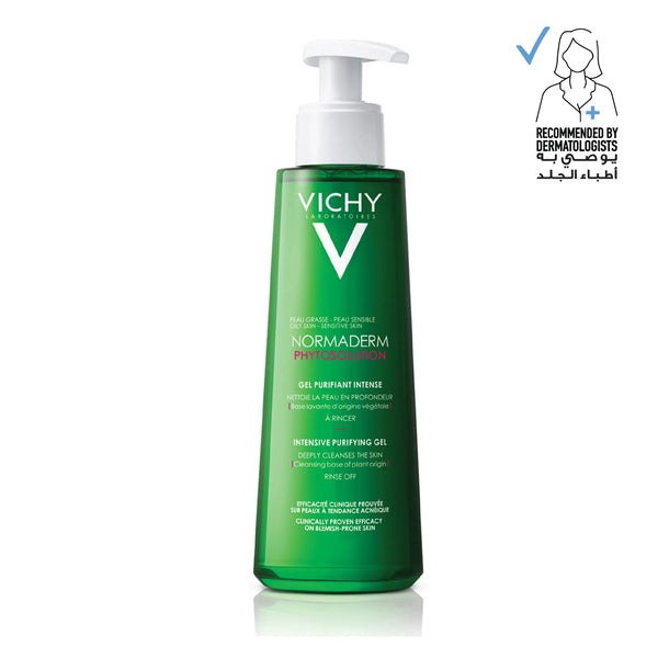 Vichy Normaderm Phytosolution Face Cleanser for Oily/Acne Skin 400ml - ladyy
