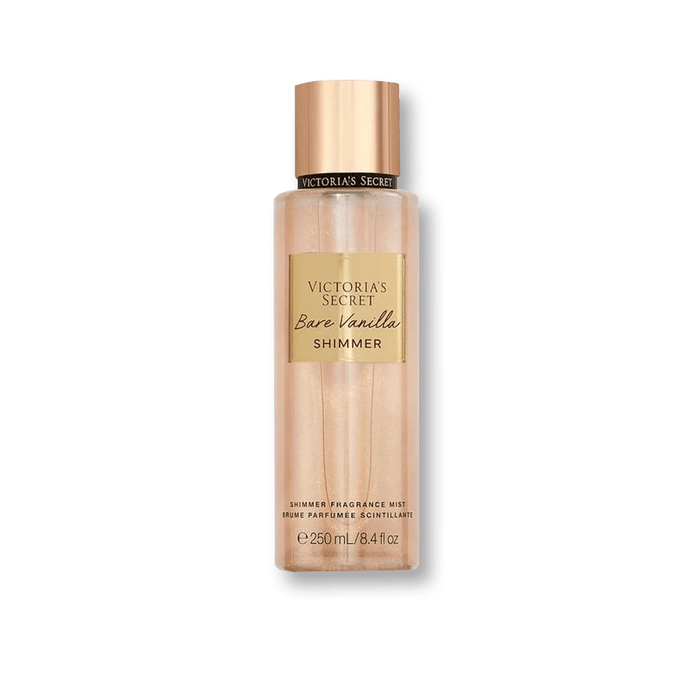 VICTORIA SECRET BARE VANILLA SHIMMER MIST 250ML - ladyy