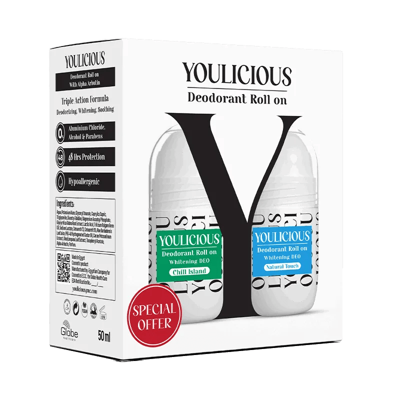 Youlicious Deodorant Roll - on Promo ( chill island+Natural touch) - ladyy